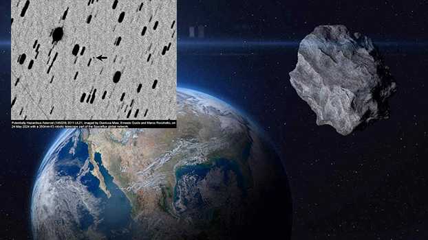 Prima immagine dell’asteroide che il 27 giugno saluterà la terra