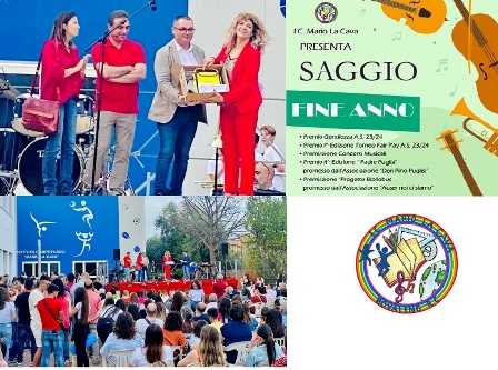Bovalino-Scuola: saggio di fine anno all’I.C. “Mario La Cava”.  Il gruppo consiliare “SiAmo Bovalino” dona un defibrillatore.