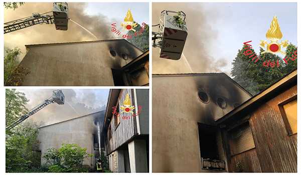 I Vvf incendio in un Casolare a Gambarie e Incendio di Vegetazione a Reggio Calabria