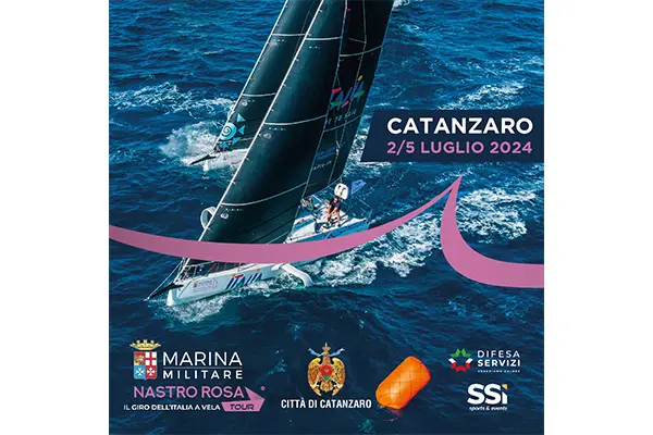Nastro Rosa Tour: dal 2 al 5 luglio 2024 a Catanzaro il Giro d'Italia a Vela!