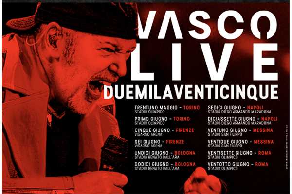 Vasco Live 2025: Un Tour inarrestabile tra Nord e Sud Italia (Video)