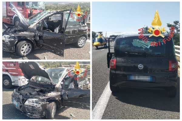 Incidente Stradale sulla A2 del Mediterraneo: Anziano Soccorso dai Vvf di Lamezia Terme