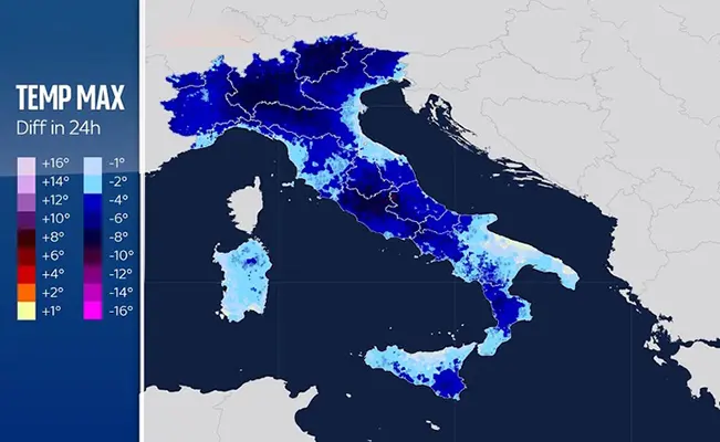 Cambio climatico in Italia: addio al caldo africano, benvenuta rinfrescata estiva