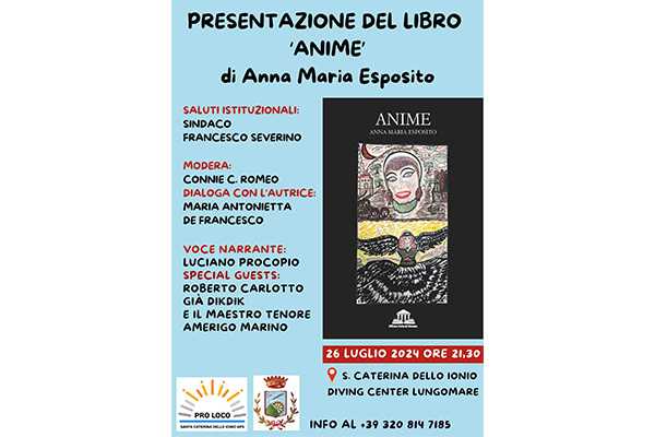 Anna Maria Esposito presenta il suo libro: "Anime"