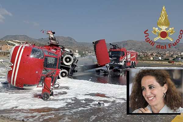 Vicinanza sottosegretario Wanda Ferro (FDI) a Vvf dopo incidente elicottero a Reggio Calabia