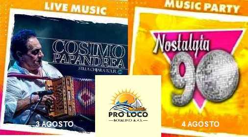 Bovalino-Pro Loco: 3-4 agosto 2024, appuntamento con la musica ed  il divertimento.