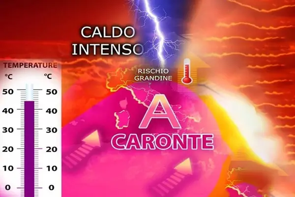 Previsione Meteo: settimana caldissima con caronte, ma temporali in arrivo  (Consigli utili)