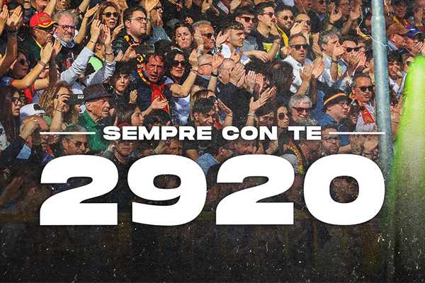 Calcio: US Catanzaro 1929 - "Sempre con te" Abbonamenti: siamo in 2.920!