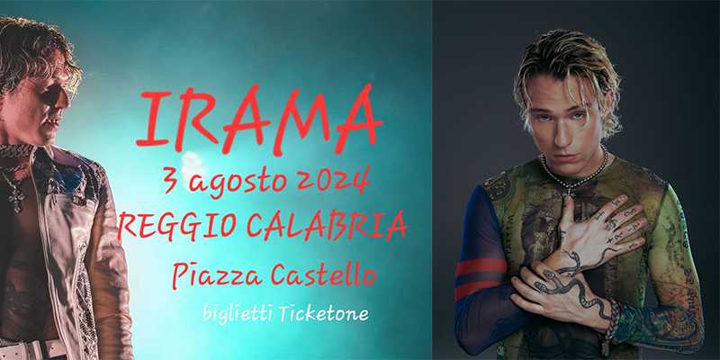 Inizia domani a Reggio il montaggio del palcoscenico per il  concerto di Irama del 3 agosto in Piazza Castello.