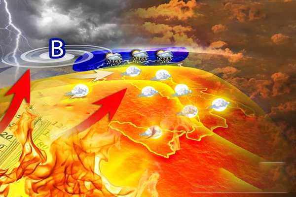 Previsioni meteo per i prossimi giorni: caldo afoso con Caronte e temporali in arrivo