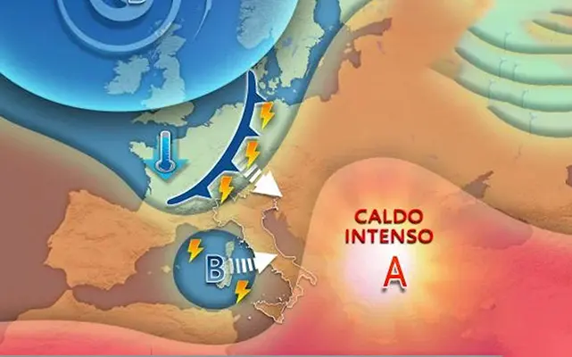 Tempesta polare in arrivo: attesi forti temporali, nubifragi e calo termico in tutta Italia