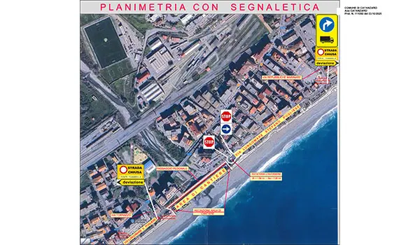 Lavori sul Ponte della Fiumarella: modifiche alla viabilità nel quartiere Lido di Catanzaro dal 4 novembre al 6 dicembre