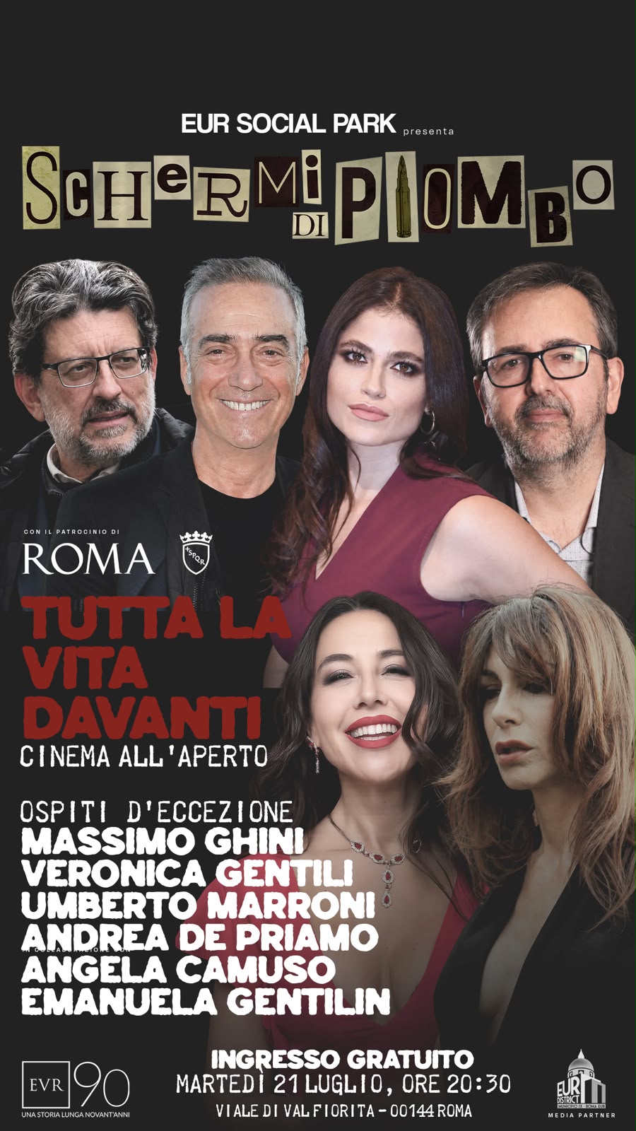 Generazioni a confronto. Dagli anni di Piombo all’incertezza del futuro. Gran finale il 21 luglio 2026 per “Schermi di Piombo”.
