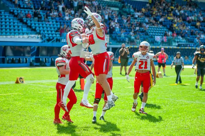Crusaders Cagliari: una gioia straripante bagna il successo nel Nine Bowl
