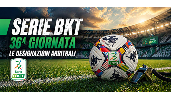 Serie B 36a giornata arbitri designati Piccinini per Catanzaro Spezia e Perri per Venezia Empoli