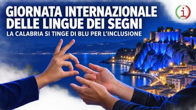 Giornata Internazionale delle Lingue dei Segni: la Calabria si tinge di blu per l'inclusione