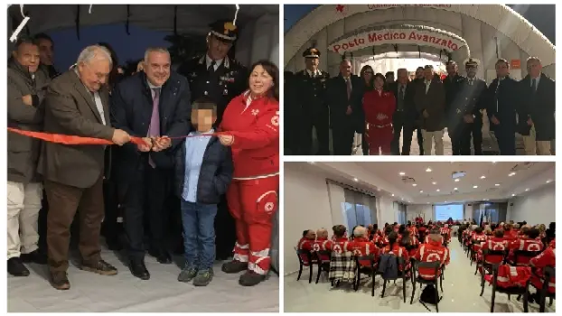 Croce Rossa Italiana - Comitato di Catanzaro: Inaugurato il nuovo Posto Medico Avanzato donato dalla BCC - Banca Centro Calabria