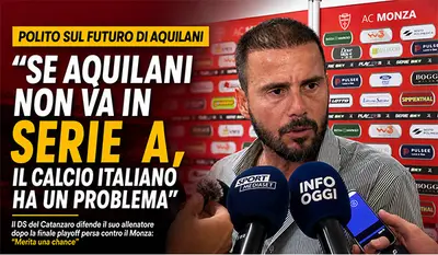 Polito elogia Aquilani dopo i playoff: “Merita la Serie A, altrimenti il calcio italiano ha un problema” Video