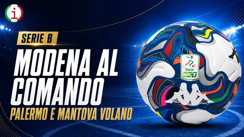 Serie B, Modena al comando: Palermo e Mantova volano, il Pisa supera il Catanzaro