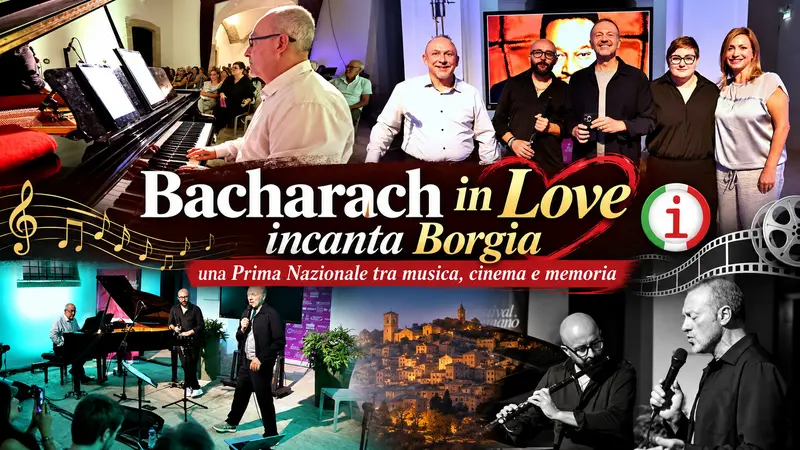“Bacharach in Love” incanta Borgia: una Prima Nazionale tra musica, cinema e memoria