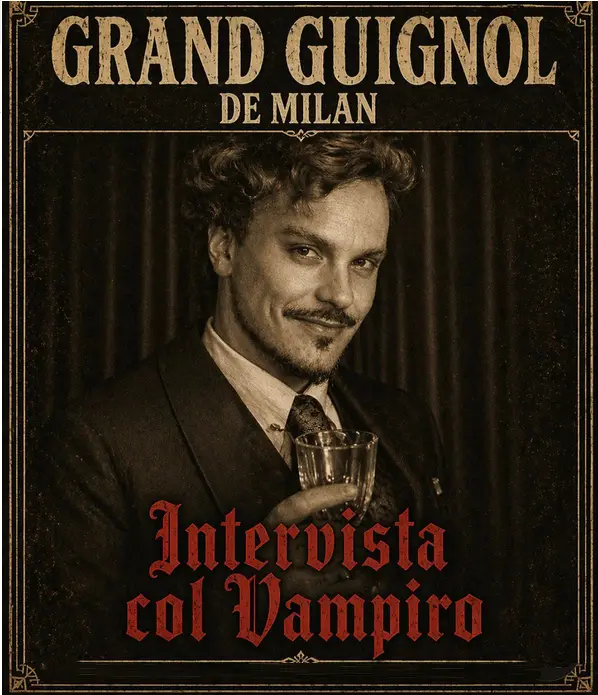 Domenica a Roma intervista al Teatro Torpignattara con il Vampiro