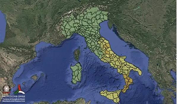 Meteo: vortice Mediterraneo fino a venerdì. Maltempo al Centro-Sud, più stabile il Nord