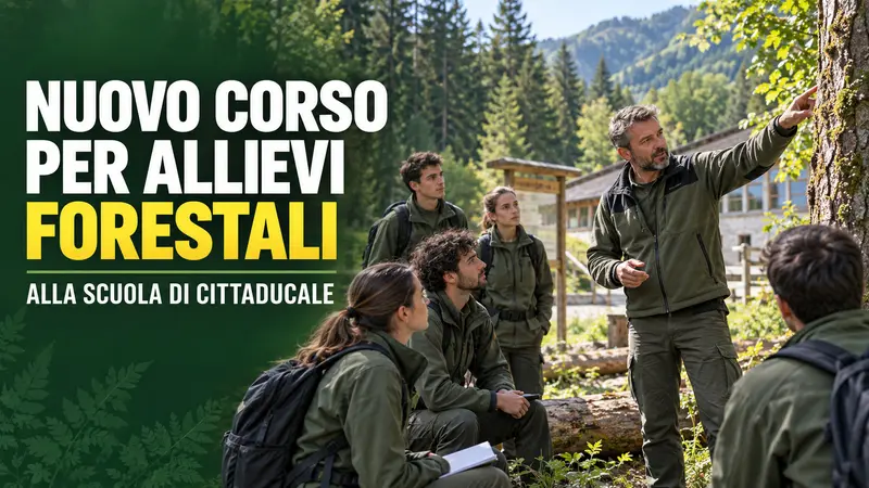 Nuovo Corso per Allievi Forestali Trentini alla Scuola di Cittaducale