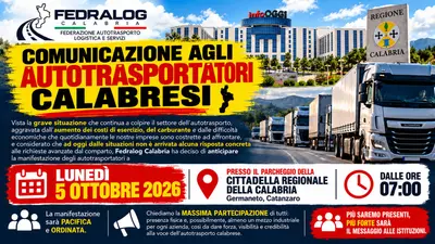 Catanzaro, caro carburante in Calabria: autotrasportatori in protesta alla Cittadella regionale