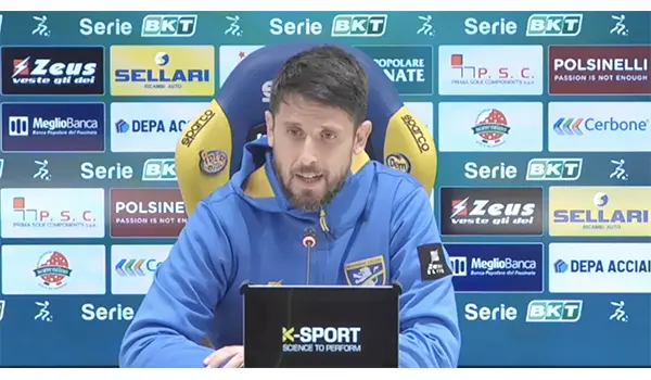 Calcio  Serie B: le parole di Mister Greco alla vigilia di Frosinone-Catanzaro (Video)