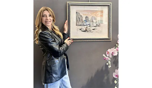  In mostra al “Centro d’arte Raffaello” la preziosa litografia di Giorgio de Chirico “Riposo presso l’Egeo”