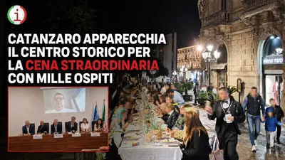 Catanzaro apparecchia il centro storico per la Cena Straordinaria con mille ospiti 