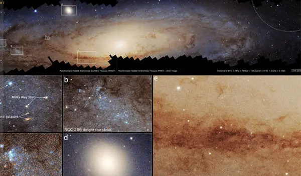 Il più grande fotomosaico di Andromeda: 200 milioni di stelle in un'unica immagine (Video)