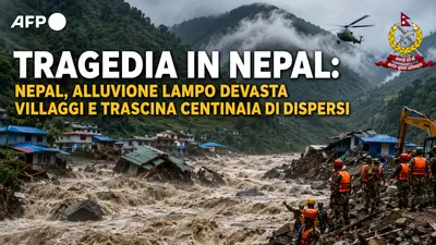 Nepal, alluvione lampo devasta villaggi e trascina centinaia di dispersi