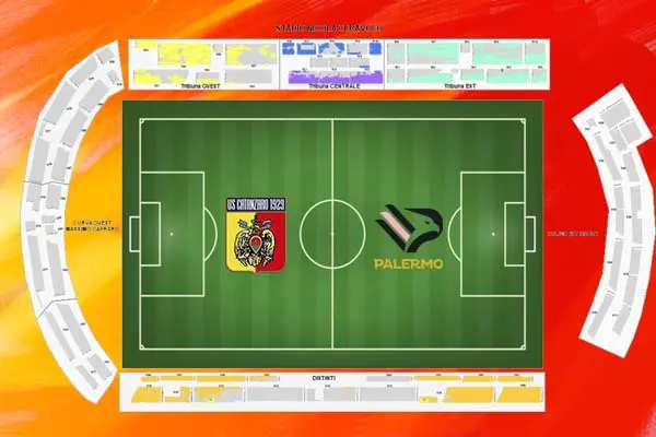 Catanzaro - Palermo, 35ª giornata di Serie B: al via la prevendita