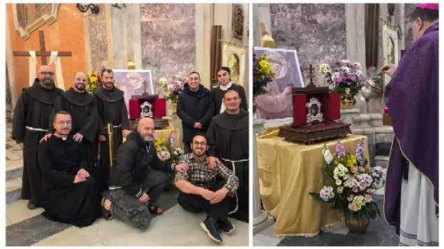 La reliquia della terra del Transito di San Francesco accolta a Catanzaro