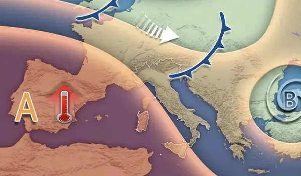 Previsioni Meteo: anticiclone e temporali si alternano nella nuova settimana. 