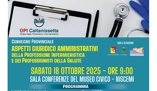 A Niscemi un convegno dedicato alla professione infermieristica: esperti a confronto