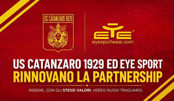 US Catanzaro 1929 ed Eye Sport rinnovano la partnership
