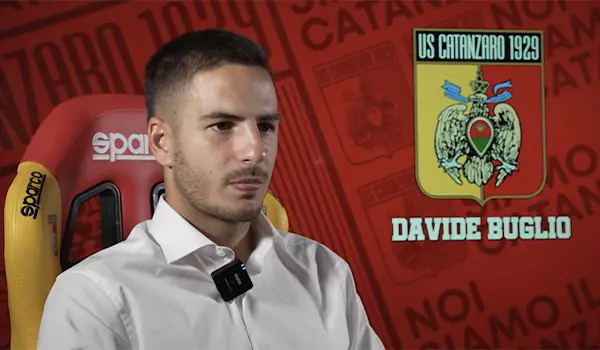 Catanzaro Calcio: Davide Buglio si presenta ai tifosi Giallorossi. Video
