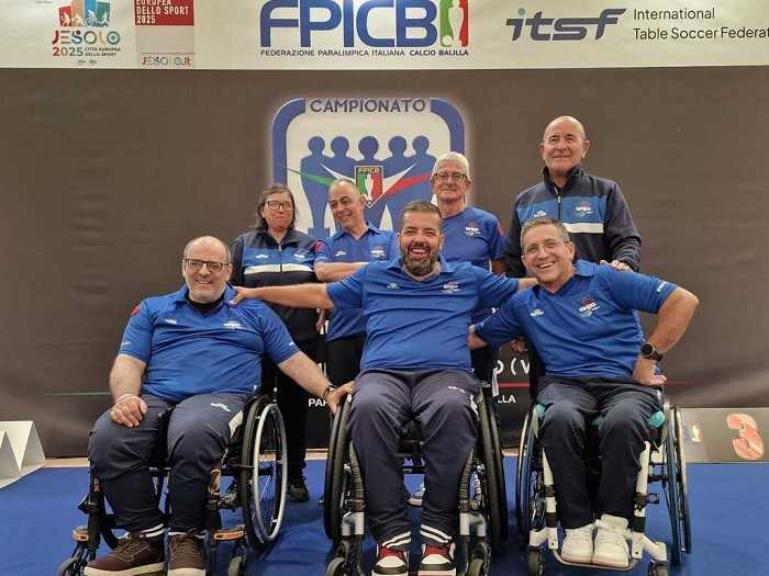 Sa.Spo. Cagliari: quinto posto agli Italiani di Calcio Balilla paralimpico