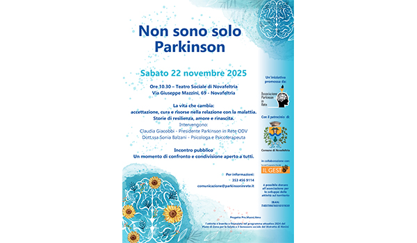 Consapevolezza, sostegno e comunità: Parkinson in Rete organizza due eventi con esperti e psicologi