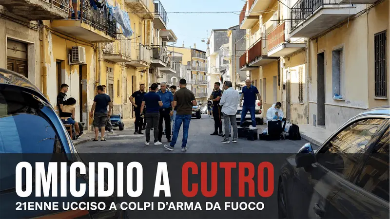 Omicidio a Cutro, 21enne ucciso a colpi d’arma da fuoco nel centro abitato