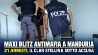 Maxi blitz antimafia a Manduria 21 arresti e il clan Stellina sotto accusa