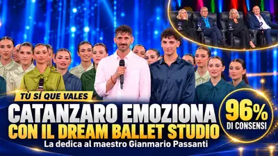 Tù Sí Que Vales il Dream Ballet Studio di Catanzaro emoziona con la dedica a Gianmario Passanti. Video