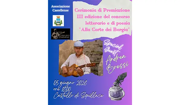 Serata di premiazione Alla corte dei Borgia a Squillace