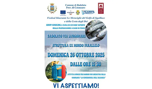 Badolato e Soverato insieme per il Festival delle Meraviglie del Golfo di Squillace e della Costa degli Dei 