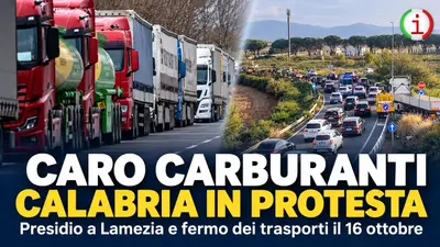 Caro carburanti in Calabria proteste a Lamezia e autotrasporto verso il fermo del 16 ottobre