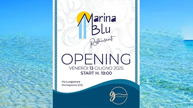 “Gourm.eat Pizza e Food” si trasferisce al mare: nasce il Marina Blu Restaurant a Montepaone Lido