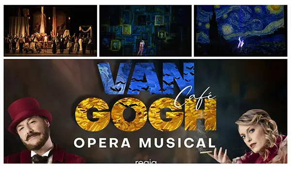 Promo San Valentino per la straordinaria Opera Musicale “Van Gogh Cafe’”,  al sud solo a Catanzaro, Reggio Calabria e Catania 