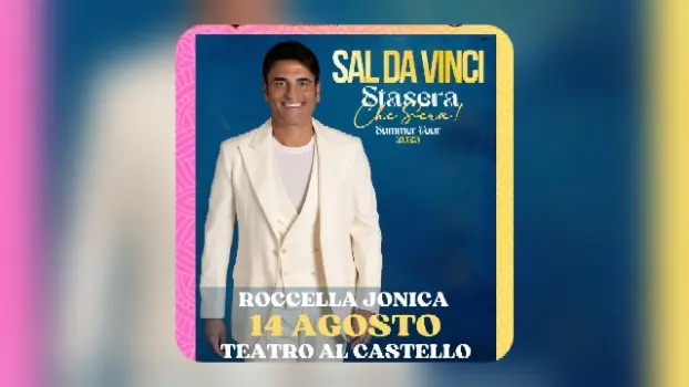 Roccella Summer Festival 2025, domani sera al Teatro al Castello è il turno di “Rossetto e caffè” di Sal Da Vinci 